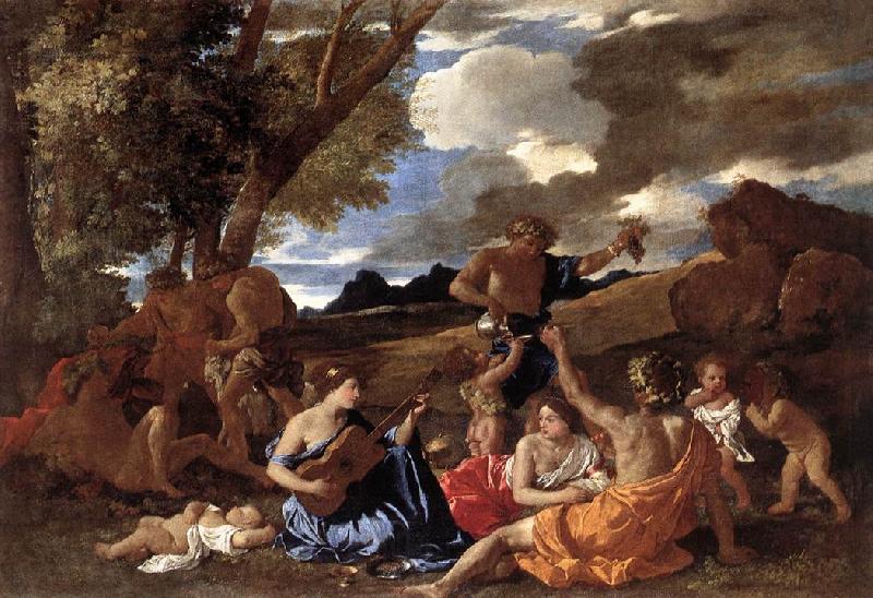 Nicolas Poussin Bacchanal Andrians